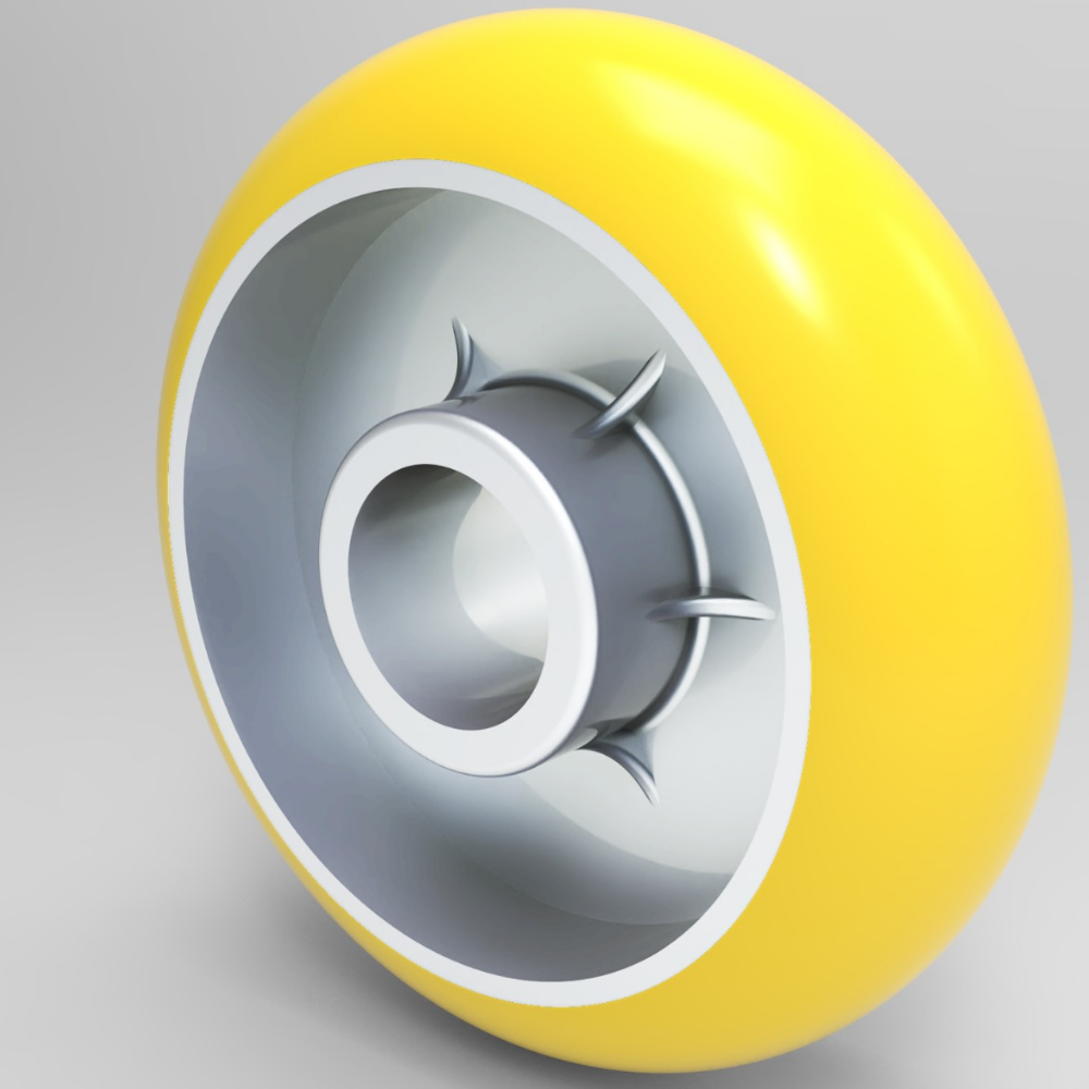 ALSE Wheels || Solid Elastomer on Aluminum Core