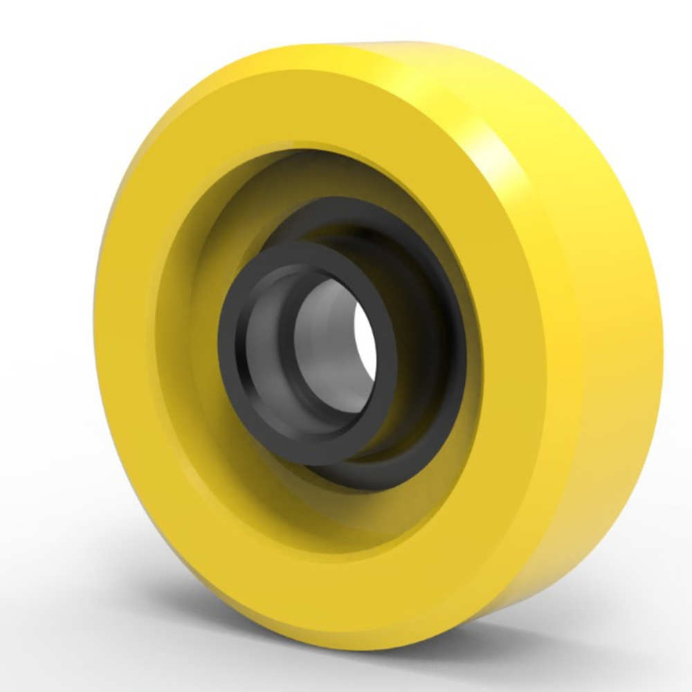 CISE Wheels || Solid Elastomer on Cast Iron Core